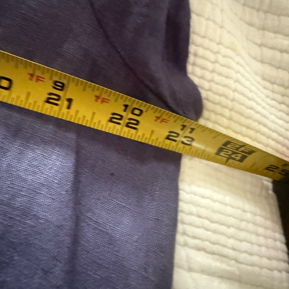 Sundance blue Tunic with Embroidered Details. 100% linen. - Picture 4 of 6